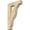 Ekena Millwork Funston Block Rough Sawn Bracket, Douglas Fir, 4"W x 20"D x 32"H BKT04X20X32FST05RDF - alternate 1